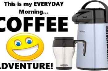 This is my everyday morning coffee adventure